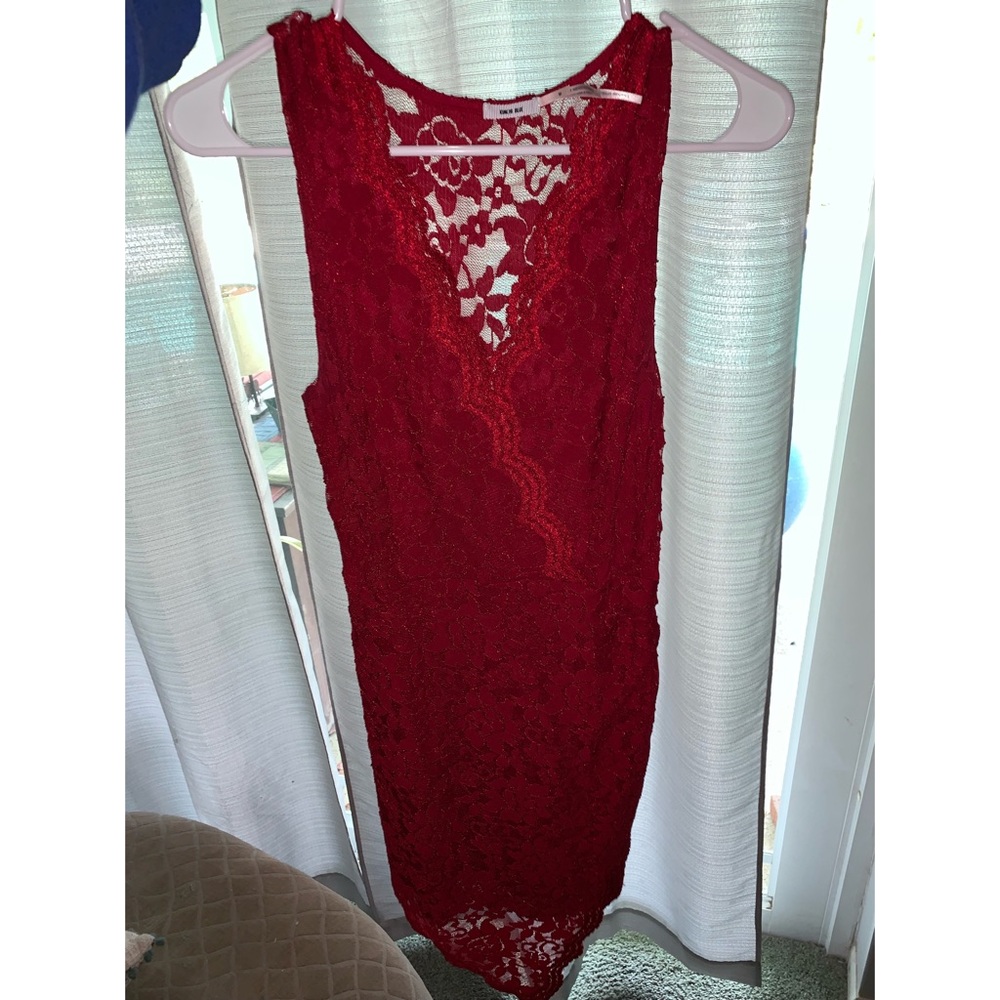 Lace Red Dress